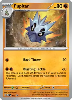 Pokémon-Karte Pupitar 120/225