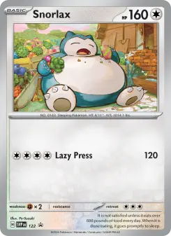 Pokémon-Karte Snorlax 122/225
