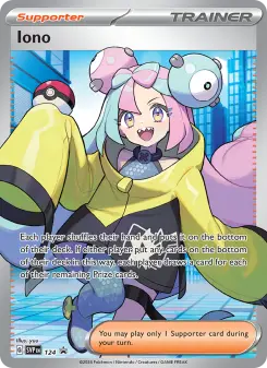 Pokémon-Karte Iono 124/225