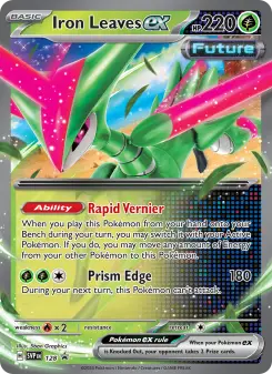 Pokémon-Karte Iron Leaves ex 128/225