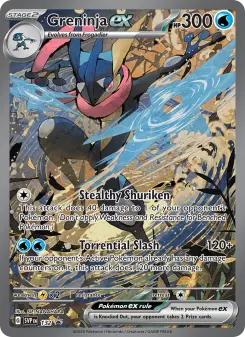 Pokémon-Karte Greninja ex 132/225