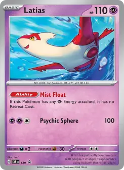 Pokémon-Karte Latias 139/225