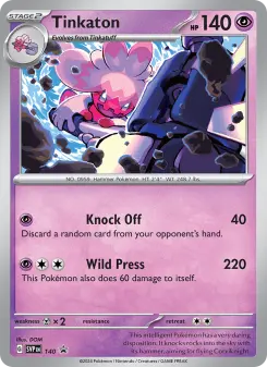 Pokémon-Karte Tinkaton 140/225