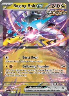 Pokémon-Karte Raging Bolt ex 145/225