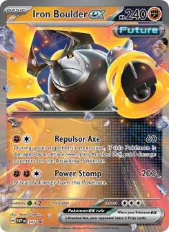 Pokémon-Karte Iron Boulder ex 147/225