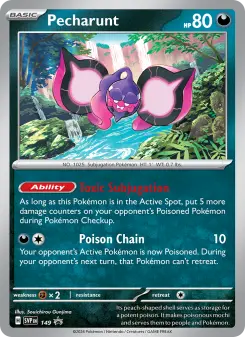 Pokémon-Karte Pecharunt 149/225