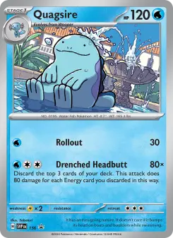 Pokémon-Karte Quagsire 156/225