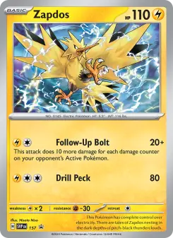Pokémon-Karte Zapdos 157/225
