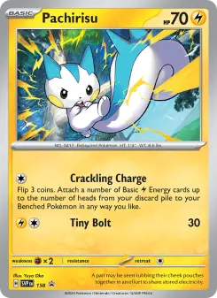 Pokémon-Karte Pachirisu 158/225