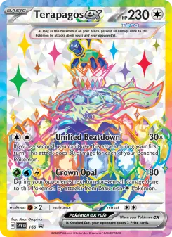 Pokémon-Karte Terapagos ex 165/225