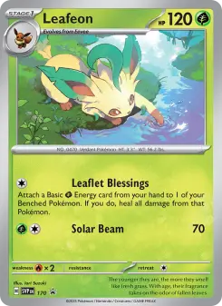 Pokémon-Karte Leafeon 170/225