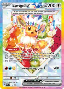 Pokémon-Karte Eevee ex 174/225