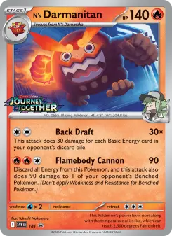 Pokémon-Karte N's Darmanitan 181/225