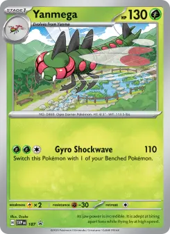 Pokémon-Karte Yanmega 187/225