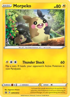 Pokémon-Karte Morpeko SWSH012