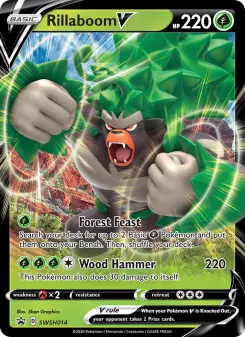 Pokémon-Karte Rillaboom V SWSH014