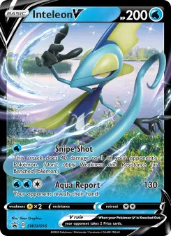 Pokémon-Karte Inteleon V SWSH016