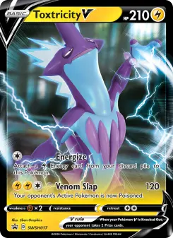Pokémon-Karte Toxtricity V SWSH017