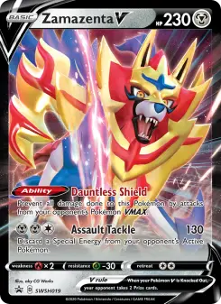 Pokémon-Karte Zamazenta V SWSH019