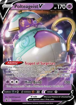 Pokémon-Karte Polteageist V SWSH021