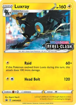 Pokémon-Karte Luxray SWSH023