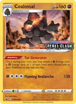 Pokémon-Karte Coalossal SWSH024