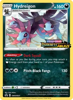 Pokémon-Karte Hydreigon SWSH037