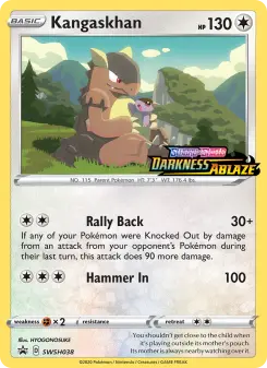 Pokémon-Karte Kangaskhan SWSH038