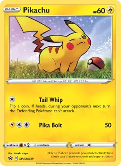Pokémon-Karte Pikachu SWSH039