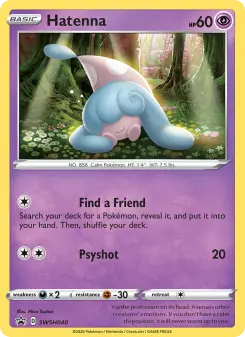 Pokémon-Karte Hatenna SWSH040