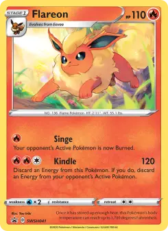 Pokémon-Karte Flareon SWSH041