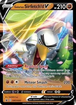 Pokémon-Karte Galarian Sirfetch'd V SWSH043