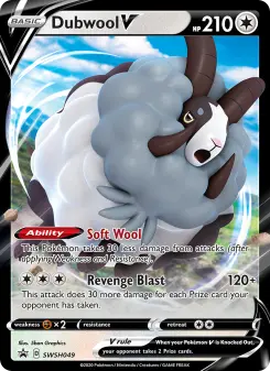 Pokémon-Karte Dubwool V SWSH049