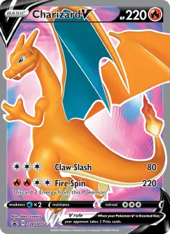 Pokémon-Karte Charizard V SWSH050