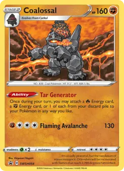Pokémon-Karte Coalossal SWSH054
