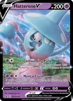 Pokémon-Karte Hatterene V SWSH055