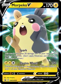 Pokémon-Karte Morpeko V SWSH056