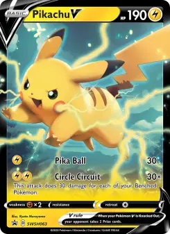 Pokémon-Karte Pikachu V SWSH063