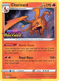 Pokémon-Karte Charizard SWSH066