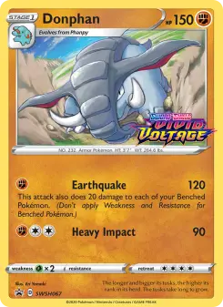 Pokémon-Karte Donphan SWSH067