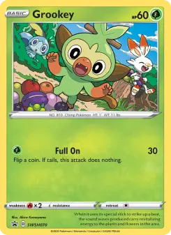 Pokémon-Karte Grookey SWSH070