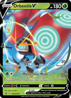 Pokémon-Karte Orbeetle V SWSH078