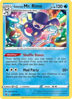Pokémon-Karte Galarian Mr. Rime SWSH079