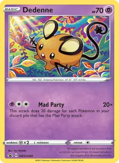 Pokémon-Karte Dedenne SWSH080
