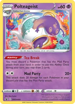 Pokémon-Karte Polteageist SWSH081