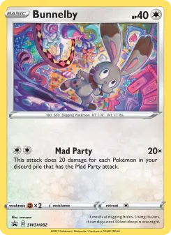 Pokémon-Karte Bunnelby SWSH082