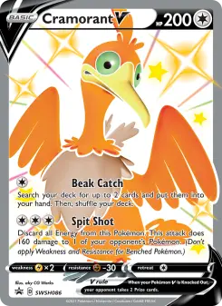 Pokémon-Karte Cramorant V SWSH086
