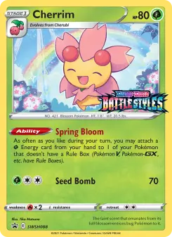 Pokémon-Karte Cherrim SWSH088