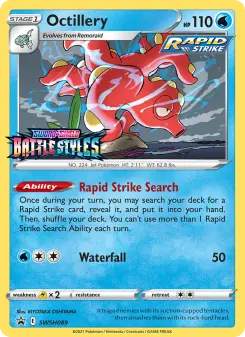 Pokémon-Karte Octillery SWSH089