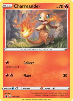 Pokémon-Karte Charmander SWSH092